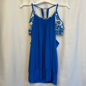 Lululemon athletica no limits tank top Size 8 Blue